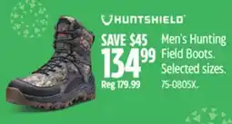 Canadian Tire Huntshield Men's Hunting Field Boots offer