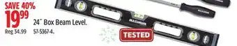 Canadian Tire MAXIMUM 24˝ Box Beam Level offer