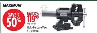 Canadian Tire Maximum Multi-Purpose Vise, 5˝ offer