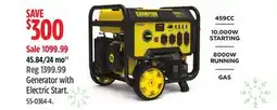 Canadian Tire Champion Generator with Electric Start offer