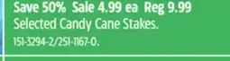 Canadian Tire For Living Selected Candy Cane Stakes offer