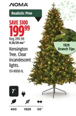 Canadian Tire NOMA Kensington Tree offer