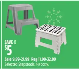 Canadian Tire Selected Stepstools offer