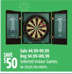 Canadian Tire Selected Indoor Games offer
