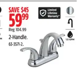 Canadian Tire Peerless 2-Handle offer