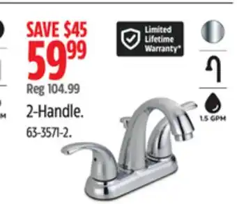 Canadian Tire Peerless 2-Handle offer