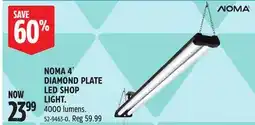 Canadian Tire NOMA 4´ DIAMOND PLATE LED SHOP LIGHT. 4000 lumens offer