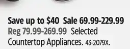 Canadian Tire Omega Selected Countertop Appliances offer