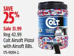 Canadian Tire Colt Airsoft Pistol with Airsoft BBs offer
