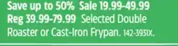 Canadian Tire Selected Double Roaster or Cast-Iron Frypan offer