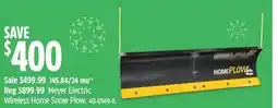 Canadian Tire Meyer Electric Wireless Home Snow Plow offer