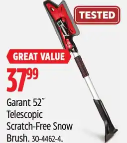 Canadian Tire Garant 52˝ Telescopic Scratch-Free Snow Brush offer