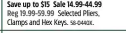 Canadian Tire Irwin Selected Pliers offer
