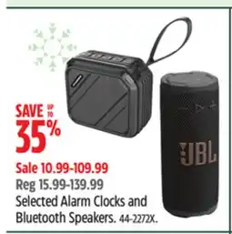 Canadian Tire Proscan Selected Alarm Clocks and Bluetooth Speakers offer
