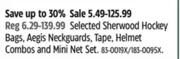 Canadian Tire Renfrew Selected Sherwood Hockey Bags offer