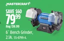 Canadian Tire Mastercraft 6˝ Bench Grinder offer