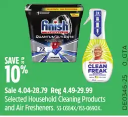 Canadian Tire Household Cleaning Products and Air Fresheners offer