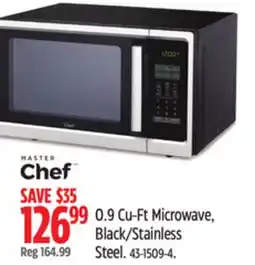 Canadian Tire Master Chef 0.9 Cu-Ft Microwave offer