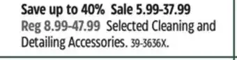 Canadian Tire Simoniz Selected Cleaning and Detailing Accessories offer