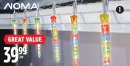 Canadian Tire Quick-Clip 10 LED Icicle Lights, Pure White or Multi-Colour offer