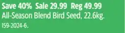 Canadian Tire Armstrong All-Season Blend Bird Seed, 22.6kg offer