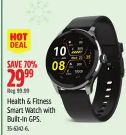 Canadian Tire Health & Fitness Smart Watch With Built-In GPS offer