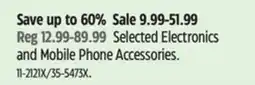 Canadian Tire Selected Electronics and Mobile Phone Accessories offer