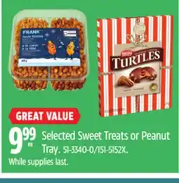 Canadian Tire Waterbridge Selected Sweet Treats or Peanut Tray offer