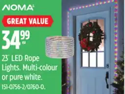 Canadian Tire NOMA 23´ LED Rope Lights offer
