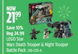 Canadian Tire LEGO Star Wars Death Trooper & Night Trooper Battle Pack offer