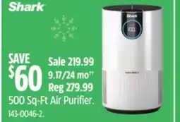 Canadian Tire Shark 500 Sq-Ft Air Purifier offer