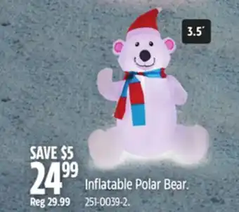 Canadian Tire Inflatable Polar Bear offer