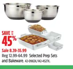 Canadian Tire Selected Prep Sets and Bakeware offer