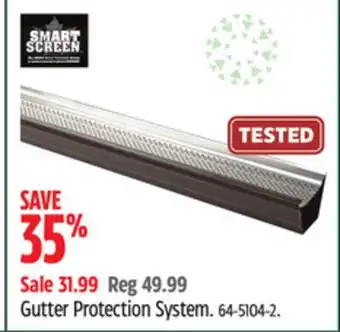 Canadian Tire Holmes Gutter Protection System offer