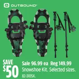 Canadian Tire Outbound Snowshoe Kit offer