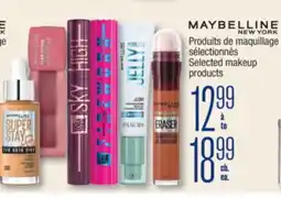 Jean Coutu MAYBELLINE NEW YORK Selected makeup products offer