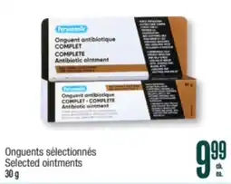 Jean Coutu PERSONNELLE Selected ointments offer