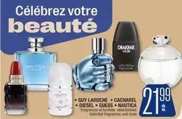 Jean Coutu GUY LAROCHE, CACHAREL, DIESEL, GUESS, NAUTICA Selected fragrances and sizes offer