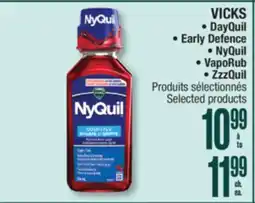 Jean Coutu VICKS DayQuil, Early Defence, NyQuil, VapoRub, ZzzQuil Selected products offer