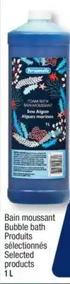 Jean Coutu PERSONNELLE Bubble bath Selected products offer