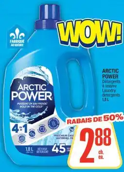 Jean Coutu ARCTIC POWER Laundry detergents offer