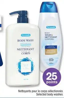 Jean Coutu PERSONNELLE Selected body washes offer
