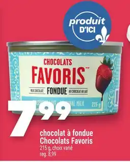 Marche Ami Chocolat à fondue Chocolats Favoris offer