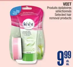 Jean Coutu VEET Selected hair removal products offer