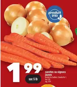 Marche Ami Carottes ou oignons jaunes offer