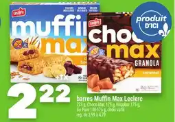 Marche Ami Barres Muffin Max Leclerc offer
