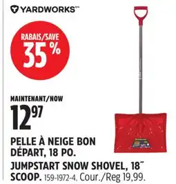 Canadian Tire Yardworks JUMPSTART SNOW SHOVEL offer