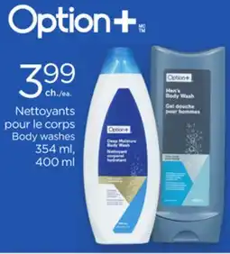 Proxim OPTION+ Body washes offer
