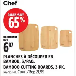 Canadian Tire MASTER CHEF BAMBOO CUTTING BOARDS, 3-PK offer