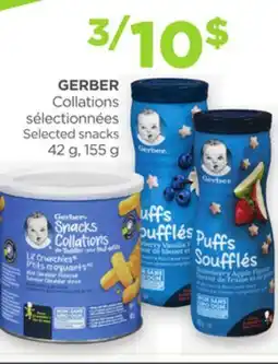 Proxim GERBER Selected snacks offer